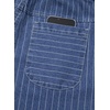 image:imageAstylish Womens High Waisted Shorts Jean Stretchy Casual Fashion Trendy Striped Button Front Denim ShortsBluing