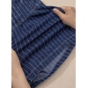image:imageAstylish Womens High Waisted Shorts Jean Stretchy Casual Fashion Trendy Striped Button Front Denim ShortsNavy Blue