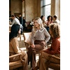 image:imageAstylish Womens Gingham Tops Lace Collar Elegant Blouses Long Sleeve Button Down ShirtsCoffee