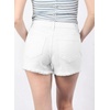 image:imageAstylish Womens High Waisted Denim Shorts Frayed Raw Hem Distressed Jean Shorts Stretchy Casual Summer ShortsWhite