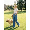 image:imageAstylish Womens Wide Leg Jeans High Waisted Relaxed Fit Casual Denim PantsDark Blue