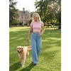 image:imageAstylish Womens Wide Leg Jeans High Waisted Relaxed Fit Casual Denim PantsLight Blue