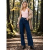 image:imageAstylish Womens Wide Leg Jeans High Waisted Relaxed Fit Casual Denim PantsSail Blue