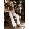 image:imageAstylish Womens Wide Leg Jeans High Waisted Relaxed Fit Casual Denim PantsWhite