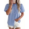 Y Gingham Sky Blue