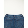 image:imageAstylish Womens High Waist Wide Leg Straight Stretch Jeans Pockets Rivet Retro Early Fall Fashion Denim PantsAshleigh Blue