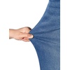 image:imageAstylish Womens High Waist Wide Leg Straight Stretch Jeans Pockets Rivet Retro Early Fall Fashion Denim PantsDirty Blue
