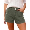 image:imageAstylish Womens High Waisted Shorts Jean Stretchy Casual Fashion Trendy Double Button Fly Denim ShortsFour Leaf Clover