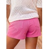 image:imageAstylish Womens High Waisted Shorts Jean Stretchy Casual Fashion Trendy Double Button Fly Denim ShortsSachet Pink