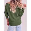 image:imageAstylish Womens Knit Open Front Button Down Hollow Out Cardigan Sweaters  Long SleeveV NeckCrochetChunky2026LightweightCasualBusinessWorkDailySolid Color100 AcrylicWintersFallDateGreen