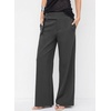 image:imageAstylish Womens High Waisted Wide Leg Pants  Double Ring BeltSide PocketsFall Dress TrousersCarbon Grey
