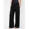 image:imageAstylish Womens High Waisted Wide Leg Pants  Double Ring BeltSide PocketsFall Dress TrousersColor Black