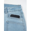 image:imageAstylish Womens Wide Leg High Waisted Denim Pants  Front PocketsStraight LegStyleRetro DenimWith StitchingAshleigh Blue