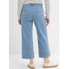 image:imageAstylish Women 2026 Wide Leg Jeans High Waisted Cropped Ankle Denim Pants  with Vertical Seams Stretchy Breathable CasualY Light Blue