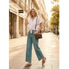 image:imageAstylish Women 2026 Wide Leg Jeans High Waisted Cropped Ankle Denim Pants  with Vertical Seams Stretchy Breathable CasualY Myosotis