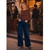 image:imageAstylish Womens 2026 Wide Leg Jeans Casual Denim Pants  Relaxed Fit High WaistedBluing