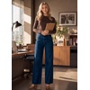 image:imageAstylish Womens 2026 Wide Leg Jeans Casual Denim Pants  Relaxed Fit High WaistedSail Blue
