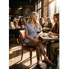 image:imageAstylish Womens Cap Sleeve V Neck Cinched Waist Business Casual Peplum Tops  Elegant Dressy TopsDate NightGoing Out OutfitsFlowy BlouseSmocked Ruched Waist ShirtsTrendy Teacher OutfitsBeau Blue