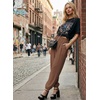 image:imageAstylish Womens Casual Elastic High Waisted Boho Harem Pants  Baggy Balloon PantsBarrel Pants with PocketsComfortableLoungeYogaTravelVacation OutfitsLightweight Beach PantsCoffee