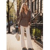 image:imageAstylish Womens Dressy Wrap V Neck Cinched Waist Going Out Peplum Tops  Puff Long SleeveBusiness CasualElegantDate Night OutfitRuched Ruffle ShirtsTrendy Smocked Blouses2026 Cute Fall TopsChicory Coffee