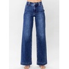image:imageAstylish Womens High Waisted Wide Leg Straight Jeans  Straight Leg Jean Baggy Trendy Denim Pants Slanted PocketsAshleigh Blue