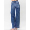 image:imageAstylish Womens High Waisted Wide Leg Straight Jeans  Straight Leg Jean Baggy Trendy Denim Pants Slanted PocketsAshleigh Blue