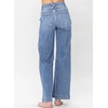 image:imageAstylish Womens High Waisted Wide Leg Straight Jeans  Straight Leg Jean Baggy Trendy Denim Pants Slanted PocketsBeau Blue