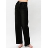 image:imageAstylish Womens High Waisted Wide Leg Straight Jeans  Straight Leg Jean Baggy Trendy Denim Pants Slanted PocketsBlack