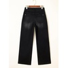 image:imageAstylish Womens High Waisted Wide Leg Straight Jeans  Straight Leg Jean Baggy Trendy Denim Pants Slanted PocketsBlack