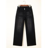 image:imageAstylish Womens High Waisted Wide Leg Straight Jeans  Straight Leg Jean Baggy Trendy Denim Pants Slanted PocketsBlack