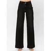 image:imageAstylish Womens High Waisted Wide Leg Straight Jeans  Straight Leg Jean Baggy Trendy Denim Pants Slanted PocketsBlack