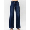 image:imageAstylish Womens High Waisted Wide Leg Straight Jeans  Straight Leg Jean Baggy Trendy Denim Pants Slanted PocketsDirty Blue