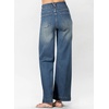 image:imageAstylish Womens High Waisted Wide Leg Straight Jeans  Straight Leg Jean Baggy Trendy Denim Pants Slanted PocketsDusk Blue
