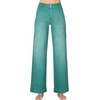 image:imageAstylish Womens High Waisted Wide Leg Straight Jeans  Straight Leg Jean Baggy Trendy Denim Pants Slanted PocketsGrass Green