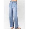 image:imageAstylish Womens High Waisted Wide Leg Straight Jeans  Straight Leg Jean Baggy Trendy Denim Pants Slanted PocketsIceland Blue