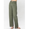 image:imageAstylish Womens High Waisted Wide Leg Straight Jeans  Straight Leg Jean Baggy Trendy Denim Pants Slanted PocketsMist Green