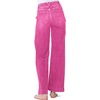 image:imageAstylish Womens High Waisted Wide Leg Straight Jeans  Straight Leg Jean Baggy Trendy Denim Pants Slanted PocketsRose Red