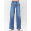 image:imageAstylish Womens High Waisted Wide Leg Straight Jeans  Straight Leg Jean Baggy Trendy Denim Pants Slanted PocketsSky Blue