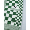 image:imageAstylish Women 2026 Checkered Knit Cardigan Sweaters with Pockets  Open Front Drop Shoulder Long Sleeve 2026 Fall Outfits Business Casual Outwear CoatsBlackish Green
