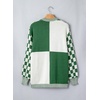 image:imageAstylish Women 2026 Checkered Knit Cardigan Sweaters with Pockets  Open Front Drop Shoulder Long Sleeve 2026 Fall Outfits Business Casual Outwear CoatsBlackish Green