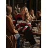 image:imageAstylish Women 2026 Knit Chevron Striped Cardigan Sweaters  Fall Outfits Open Front Long Sleeve Business Casual Button DownRed