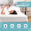 imagePlushDeluxe King Size Premium Mattress Encasement  Zippered Waterproof Bedbug Proof Design 6Sided Protection  Hypoallergenic Cotton Terry Fabric 1215quot Depth1215 Deep