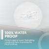 imagePlushDeluxe King Size Premium Mattress Encasement  Zippered Waterproof Bedbug Proof Design 6Sided Protection  Hypoallergenic Cotton Terry Fabric 1215quot Depth1215 Deep
