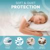 imagePlushDeluxe King Size Premium Mattress Encasement  Zippered Waterproof Bedbug Proof Design 6Sided Protection  Hypoallergenic Cotton Terry Fabric 1215quot Depth1215 Deep