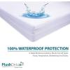 imagePlushDeluxe King Size Premium Mattress Encasement  Zippered Waterproof Bedbug Proof Design 6Sided Protection  Hypoallergenic Cotton Terry Fabric 1215quot Depth912 Deep