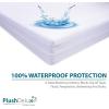 imagePlushDeluxe King Size Premium Mattress Encasement  Zippered Waterproof Bedbug Proof Design 6Sided Protection  Hypoallergenic Cotton Terry Fabric 1215quot Depth1215 Deep