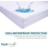 imagePlushDeluxe King Size Premium Mattress Encasement  Zippered Waterproof Bedbug Proof Design 6Sided Protection  Hypoallergenic Cotton Terry Fabric 1215quot Depth1215 Deep