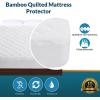 imagePlushDeluxe Premium Bamboo Mattress Protector  King Size Waterproof ampamp Ultra Soft Breathable Noiseless Washable Bed Mattress Cover for Comfort ampamp Protection  WhiteCrib 28x52