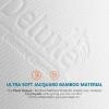 imagePlushDeluxe Premium Bamboo Mattress Protector  King Size Waterproof ampamp Ultra Soft Breathable Noiseless Washable Bed Mattress Cover for Comfort ampamp Protection  WhiteTwin XL 3980