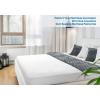 imagePlushDeluxe Premium Bamboo Mattress Protector  King Size Waterproof ampamp Ultra Soft Breathable Noiseless Washable Bed Mattress Cover for Comfort ampamp Protection  WhiteTwin XL 3980